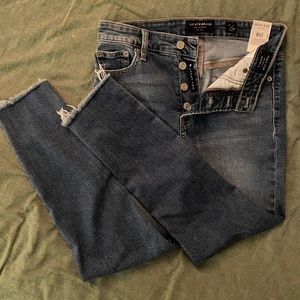 Lucky Brand Bridgette high rise ankle jeans